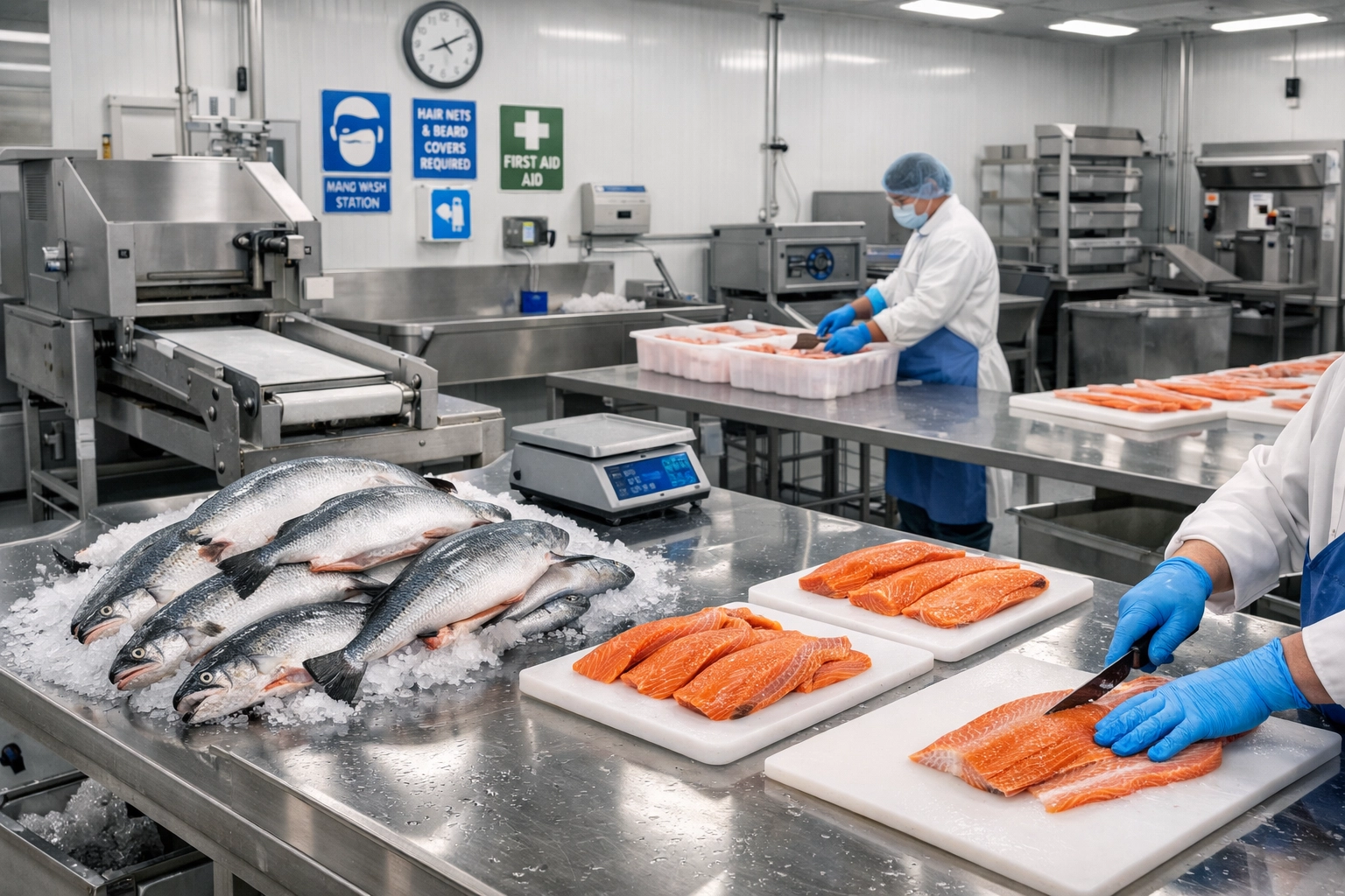 海产原料加工处理