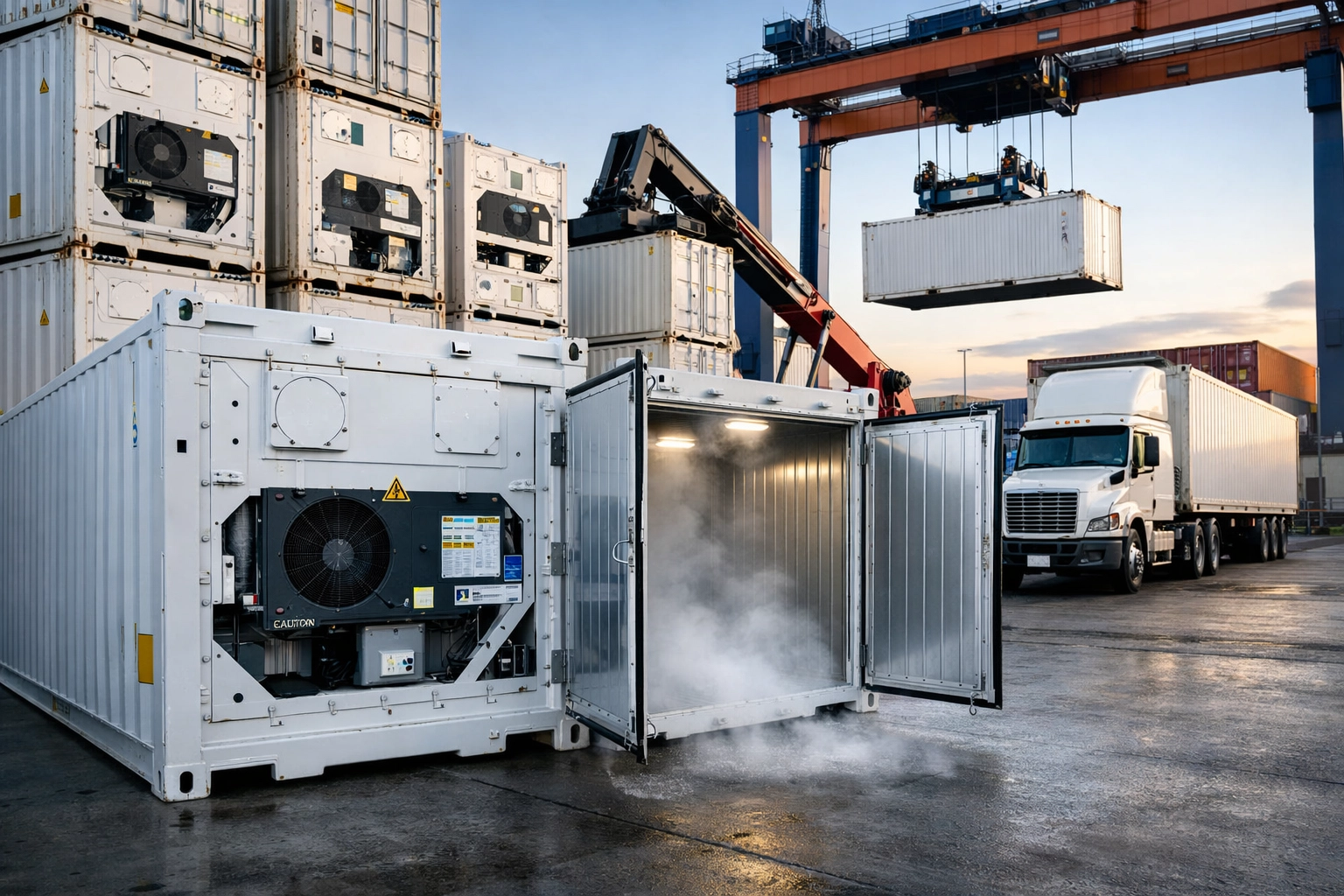 冷链物流与装运现场